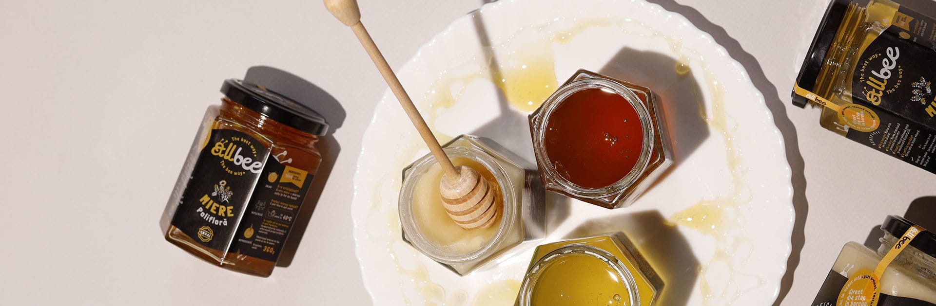 Mierea în funcție de culoare: ghid explicativ 3 Allbee blog februarie 4 miere culori 1